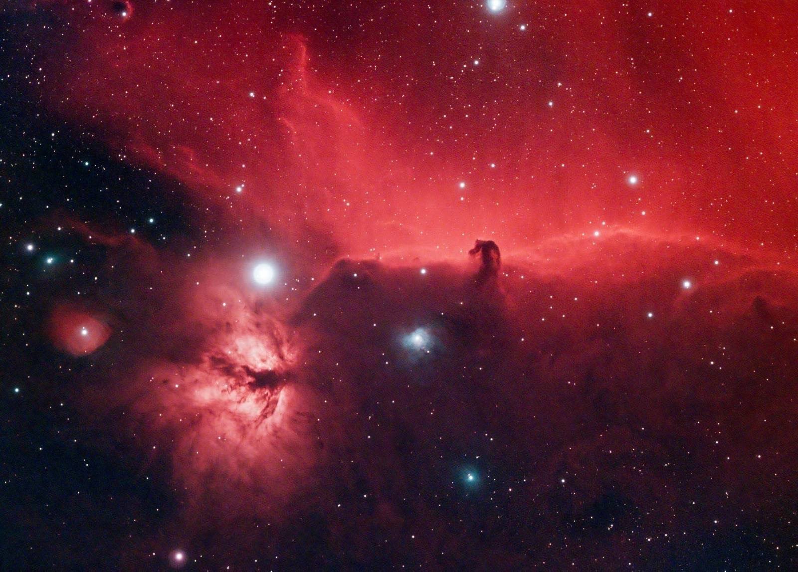 The Horsehead and Flame in Orion