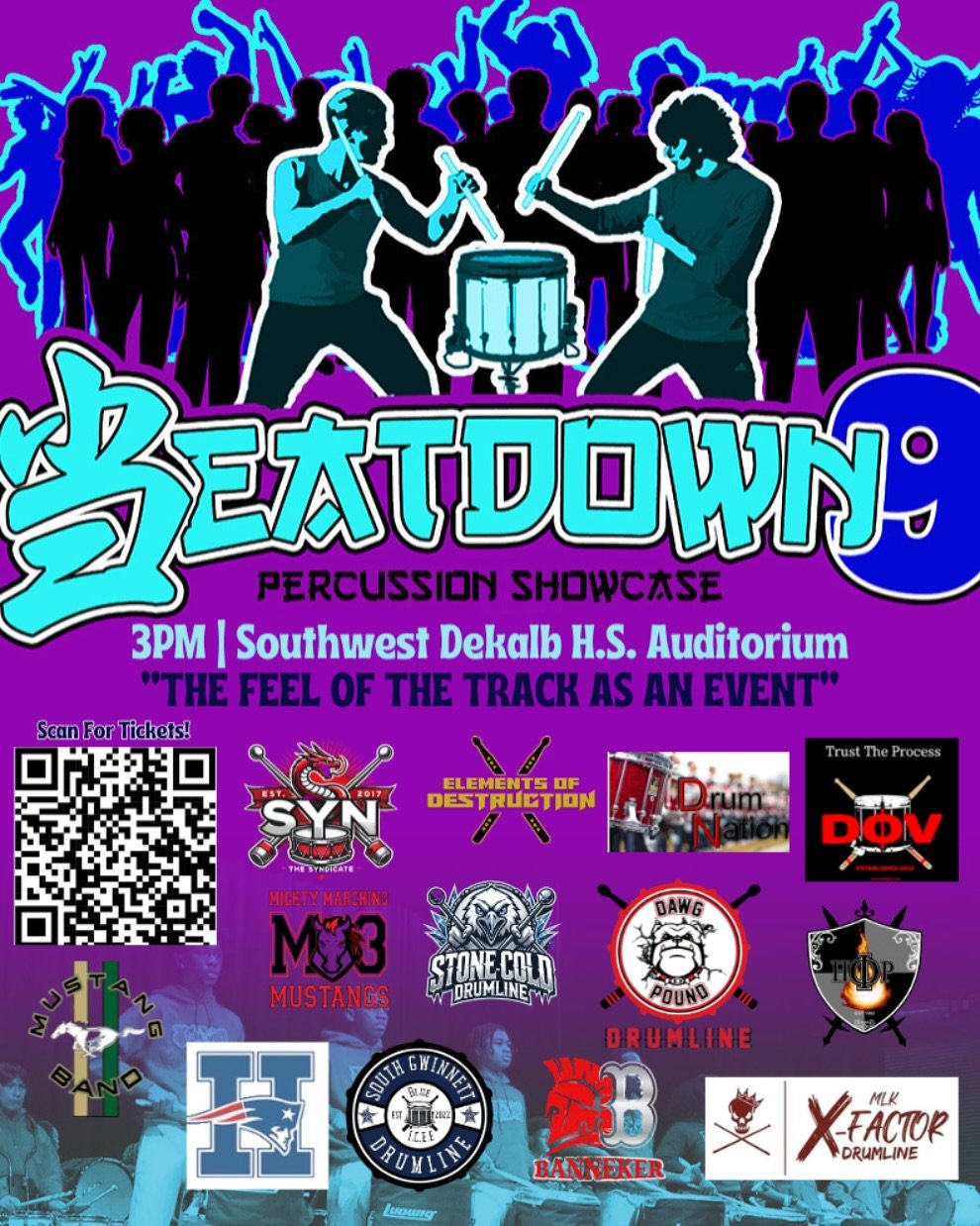 •
And just like that? We have a Beatdown 😈
•
•
•
Beatdown 9🥁
Be where you need to be Saturday
March 29th @ 3pm❗️
Southwest DeKalb High School
Ticket link in our bio- $15 advance/$20 door!