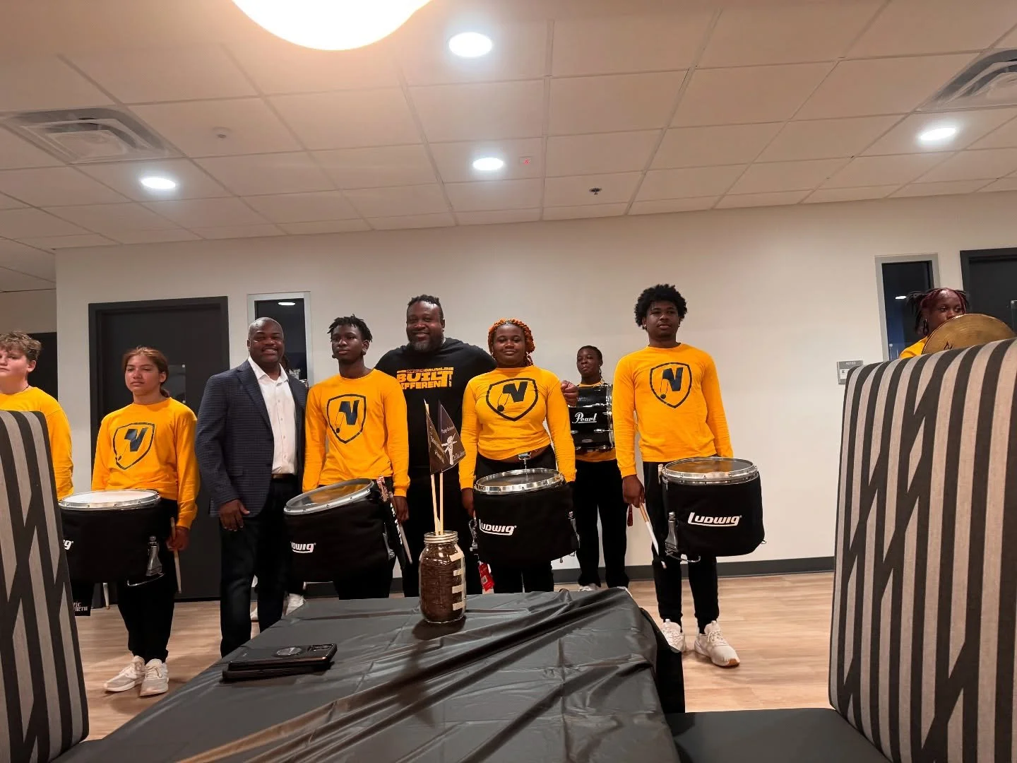 •
Congratulations are in order❗️
We had the pleasure of playing for the living legend himself, Cedric Hudson, as he steps into the world of retirement. Congratulations and enjoy your new journey!
•
•
•
#drums #drumline #percussion