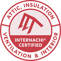 InterNACHI Certified badge for Attic, Insulation, Ventilation, and Interior