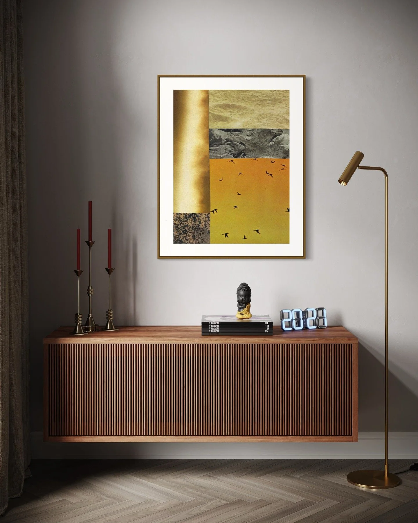 Say hello to FLIGHT. 

Part of the THE DREAM GRID SERIES that plays with the strange and beautiful feeling of dreaming. 

Each piece is built on a grid, mixing images, textures and patterns to create juxtaposed dream-like moments. 

Some parts feel f