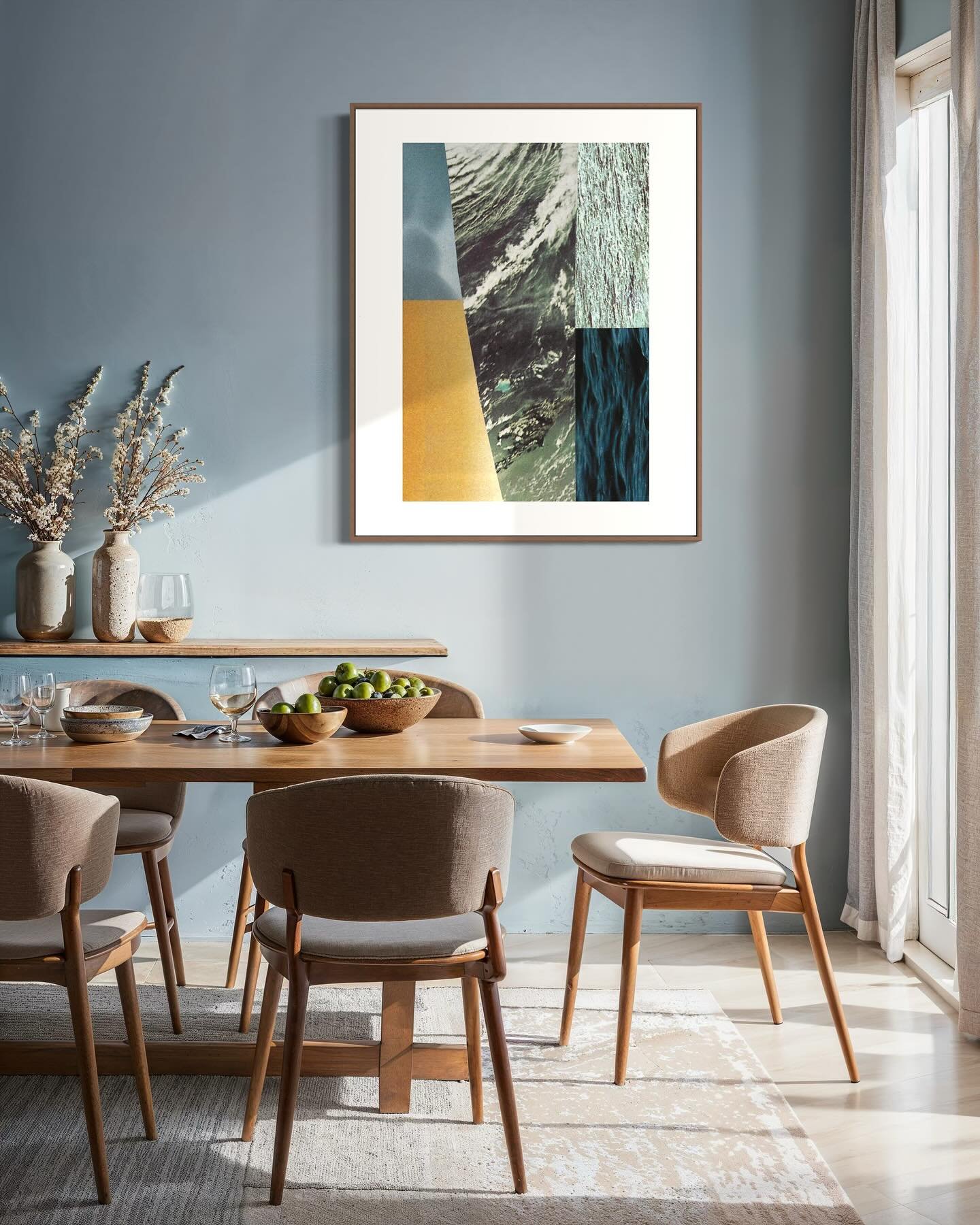 Say hello to the WAVES art print. Part of the Dream Grid Series. I hope these pieces bring you a little of the quiet magic they brought me while creating them ✨✨✨