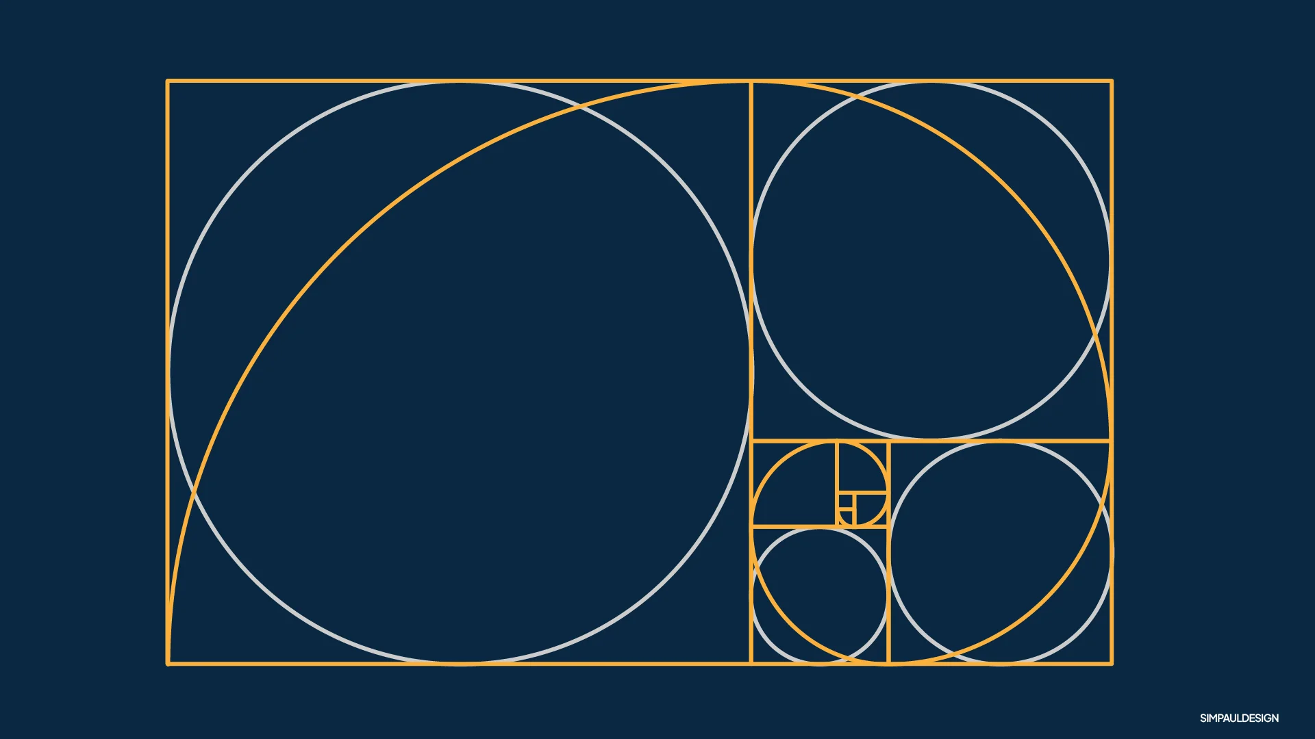 Example of the golden ratio in graphic design - used for Wildthings