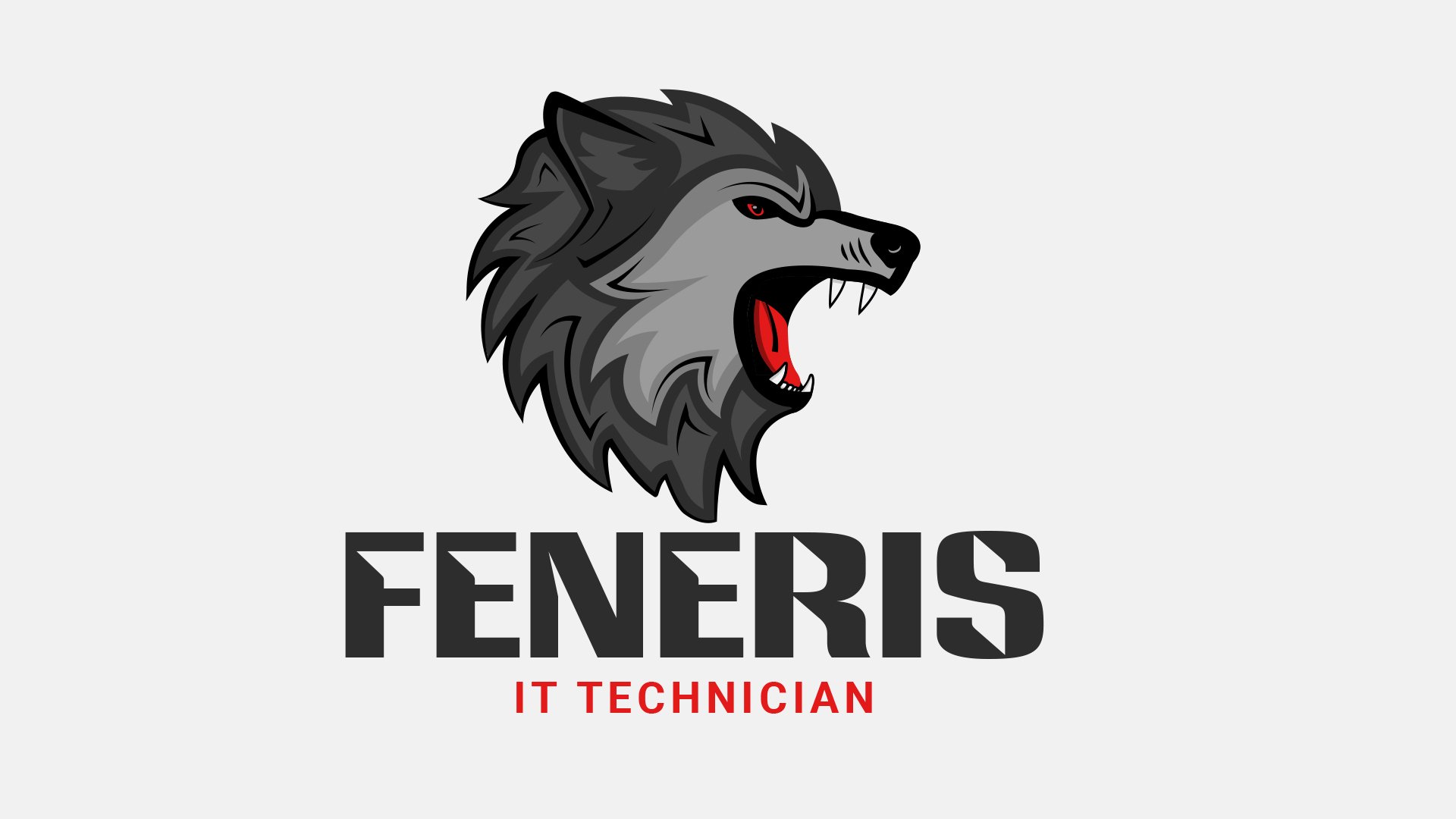 Final Logo for Feneris - Mascot Style Wolf Logo