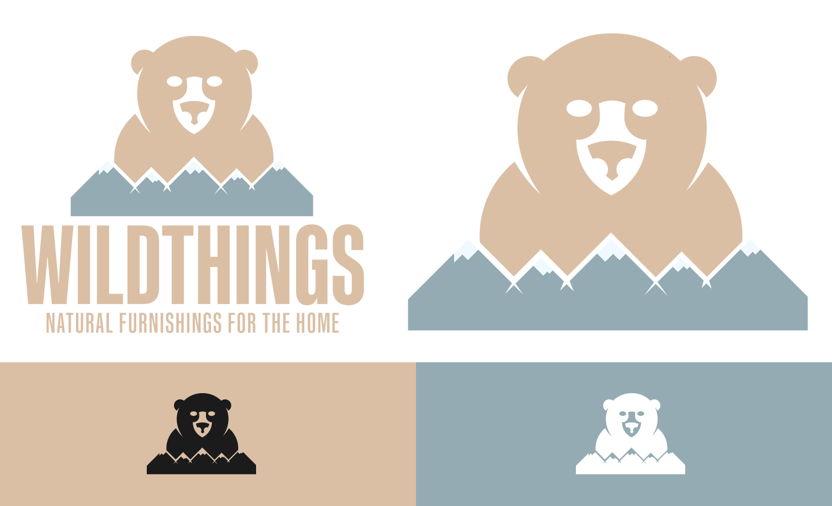 Wildthings final logo - bold outdoor-inspired wordmark with rugged texture
