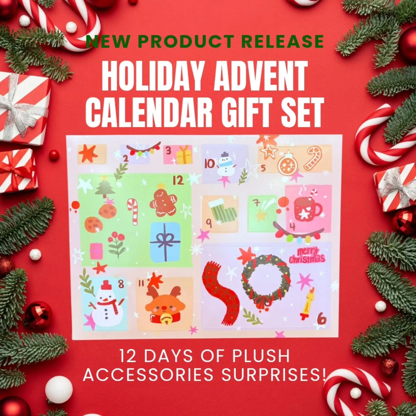 It&rsquo;s here! 🎀 The 12 Days of Holiday Advent Calendar Gift Set is officially live ✨ 

Unwrap 12 days of accessories designed especially for collectible plushies &mdash; made with love by Ever So Charming 💕 

Limited quantities available now on 