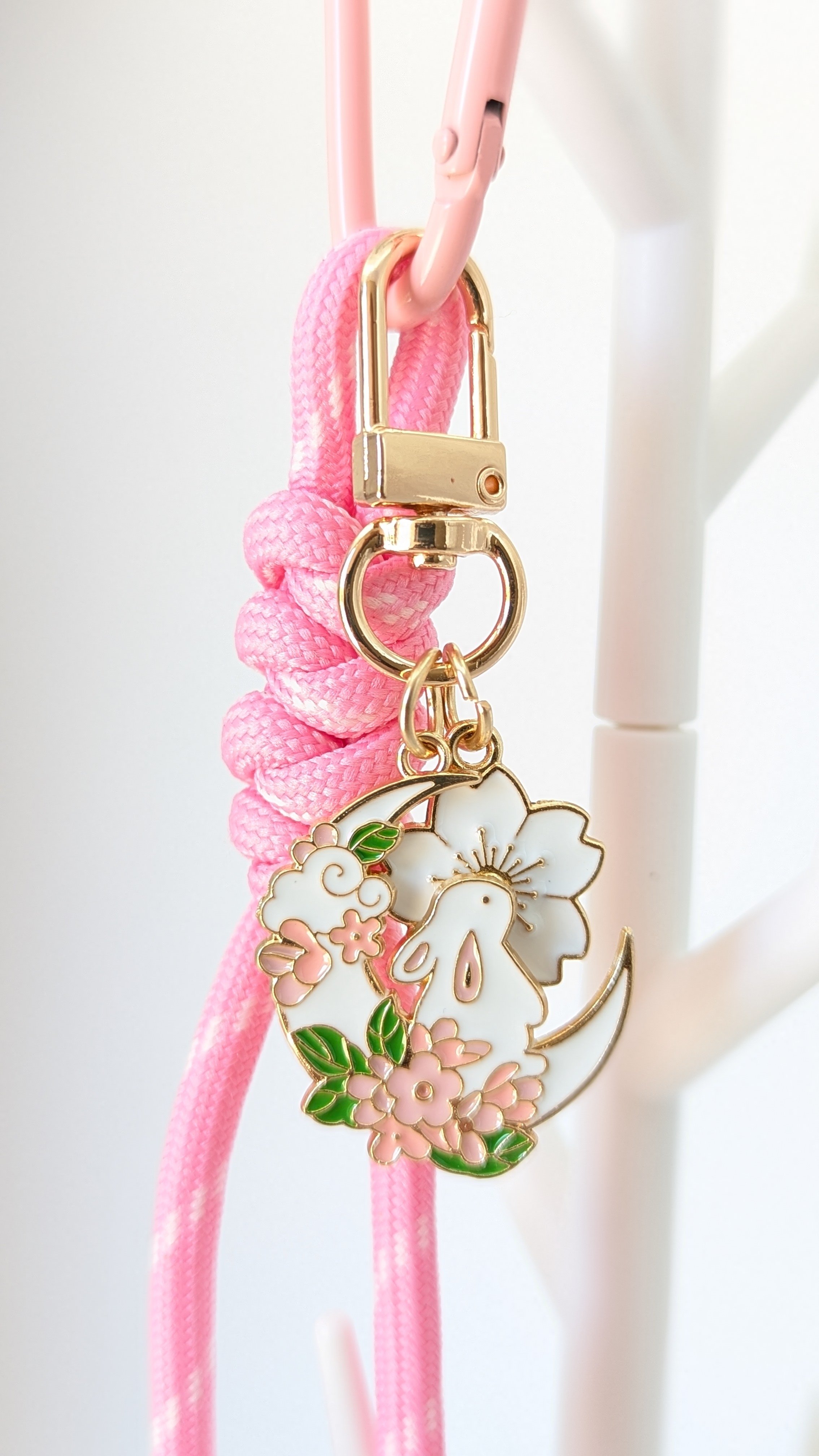 Rabbit Cherry Blossom Charm
