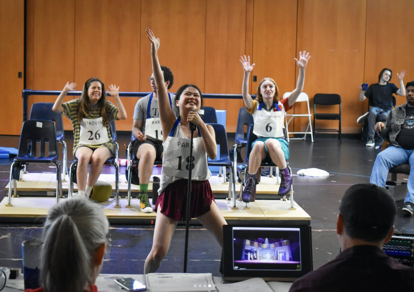 Spelling Bee rehearsals. STAGES St. Louis.