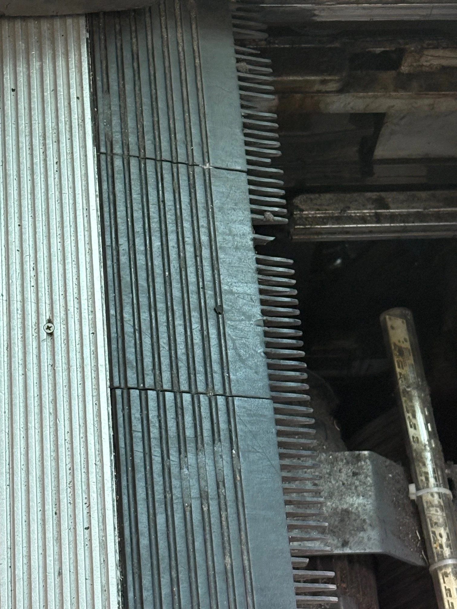 Broken Combplate Teeth