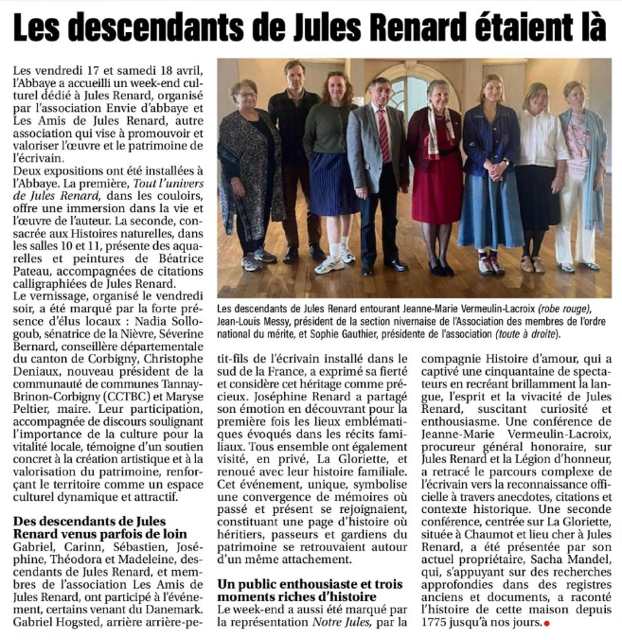 Le Journal du Centre, avril 2026