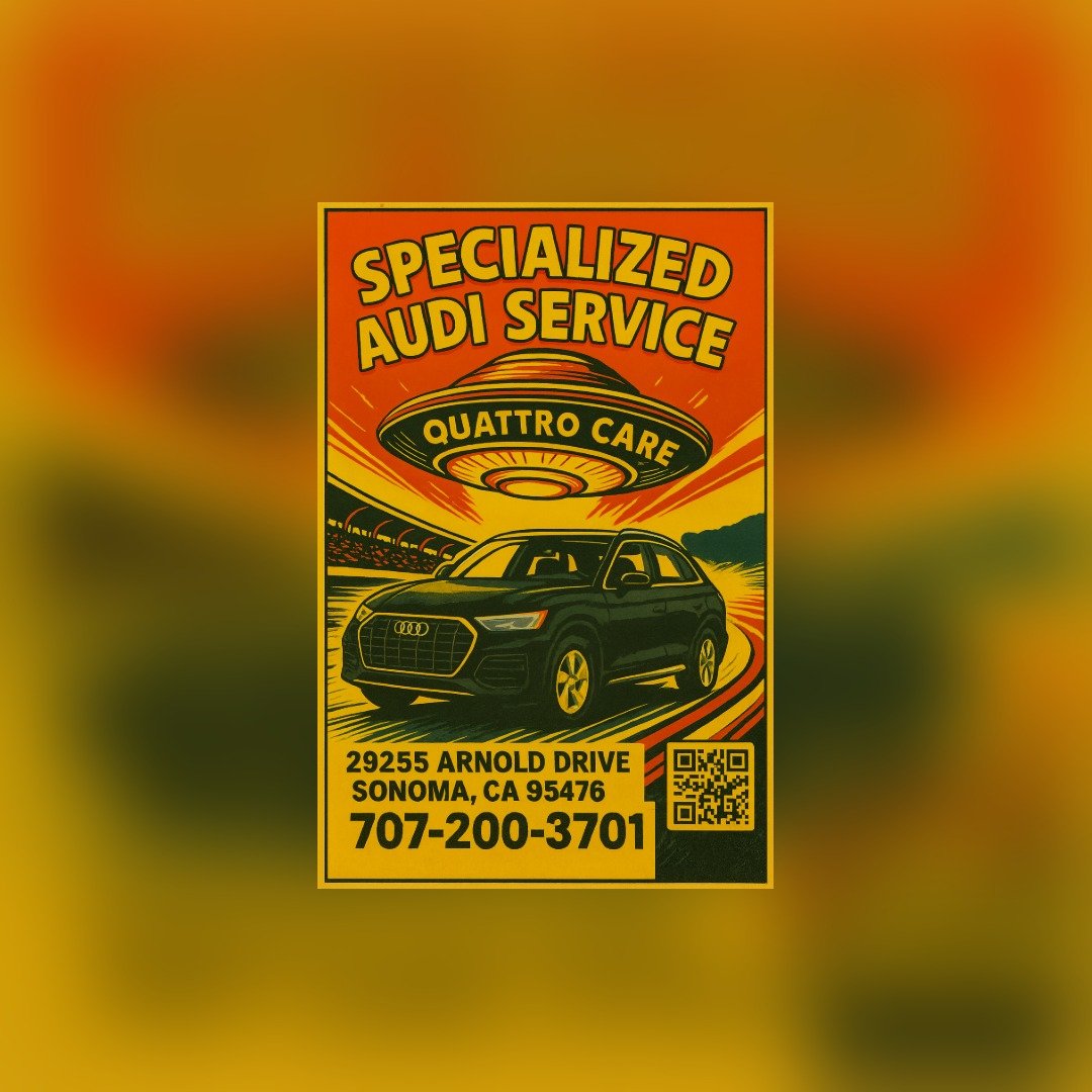🚗✨ New Customer Offer! ✨🚗

Your Audi deserves expert care &mdash; without the dealership prices. At Quattro Care, we specialize in Audi maintenance, repairs, and diagnostics with a Master Guild Technician on site and over 12 years of dealership exp