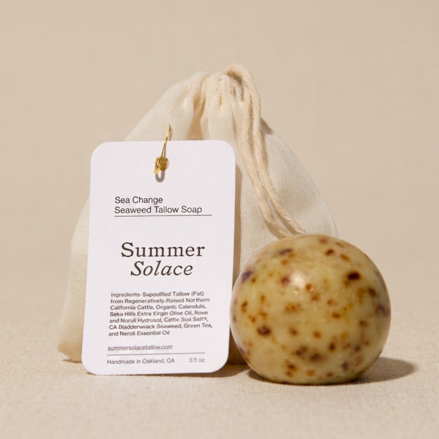Sea Change Round Soap