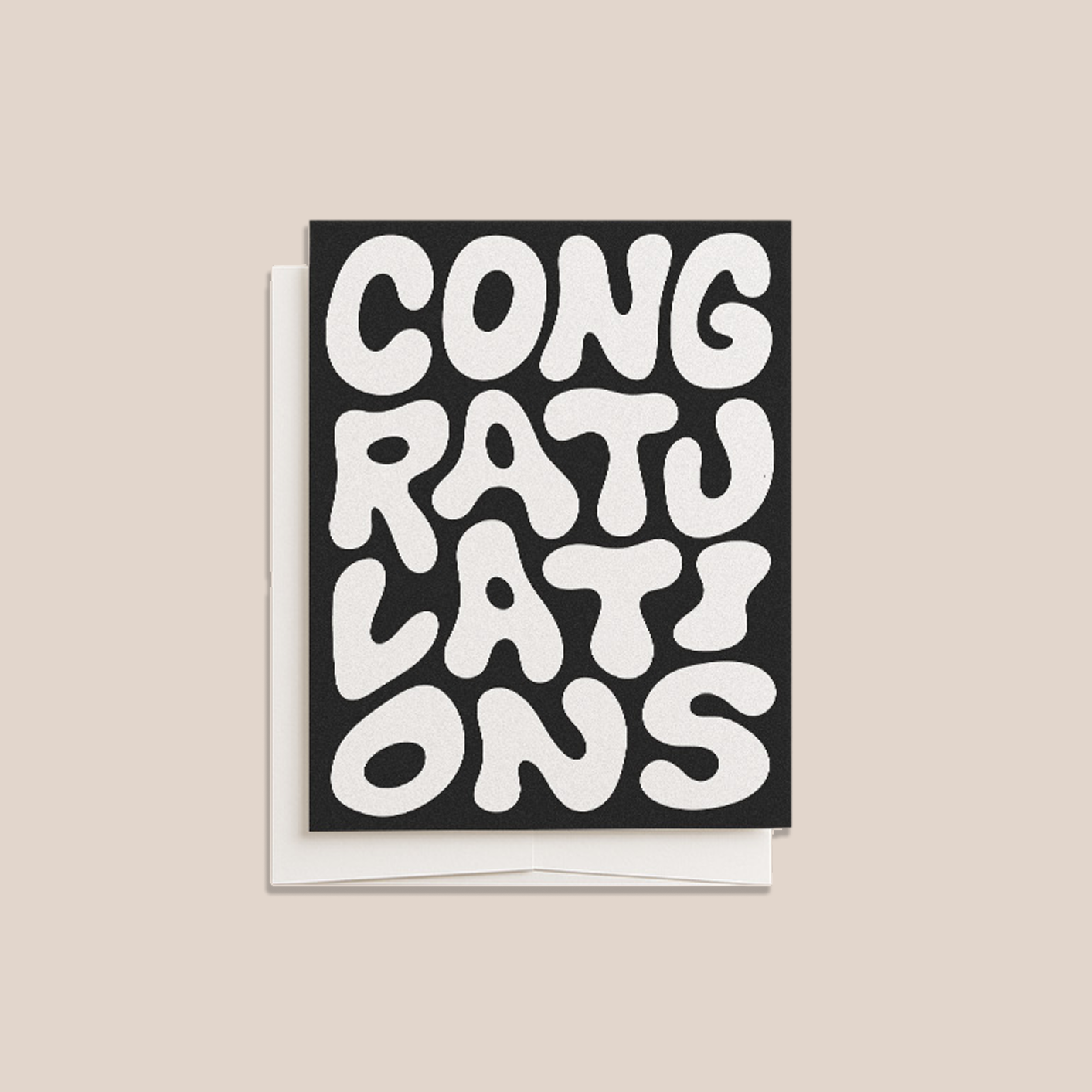 Congratulations (Blank Greeting Card)