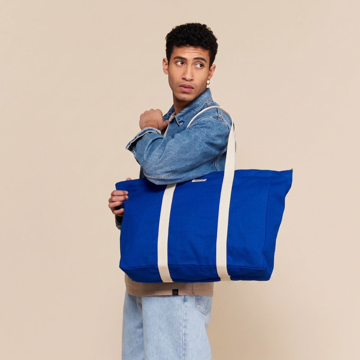 The Jean Weekender Bag - Cobalt