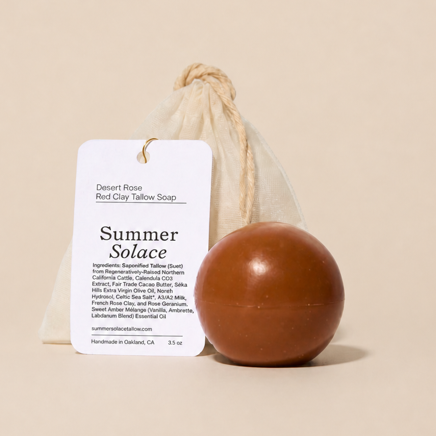 Desert Rose Round Soap