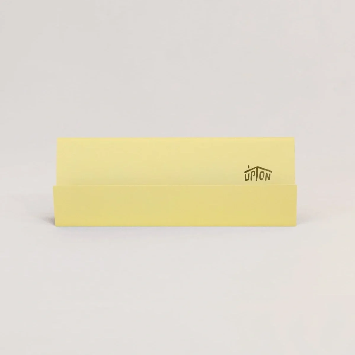 Upton "Now Playing" Stand - Pale Yellow