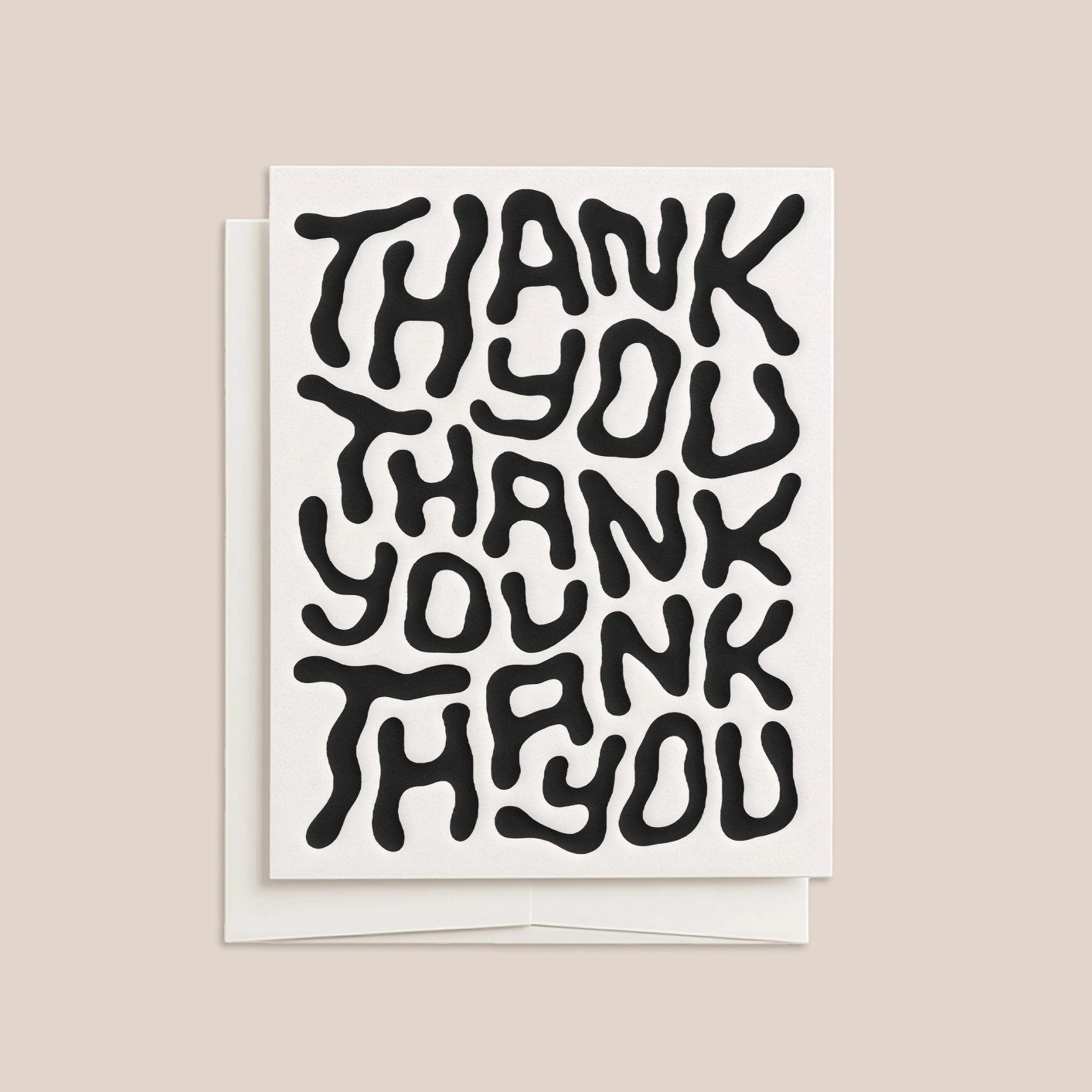 Thank You (Blank Greeting Card)