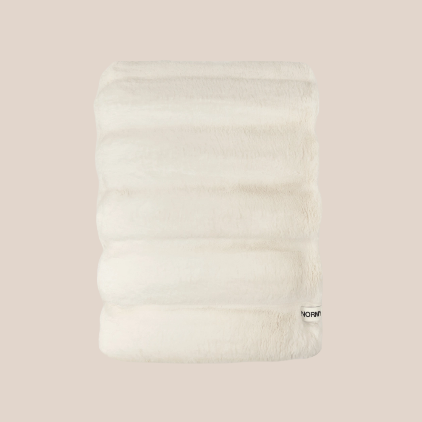Dimensional Faux Fur Blanket - Moon