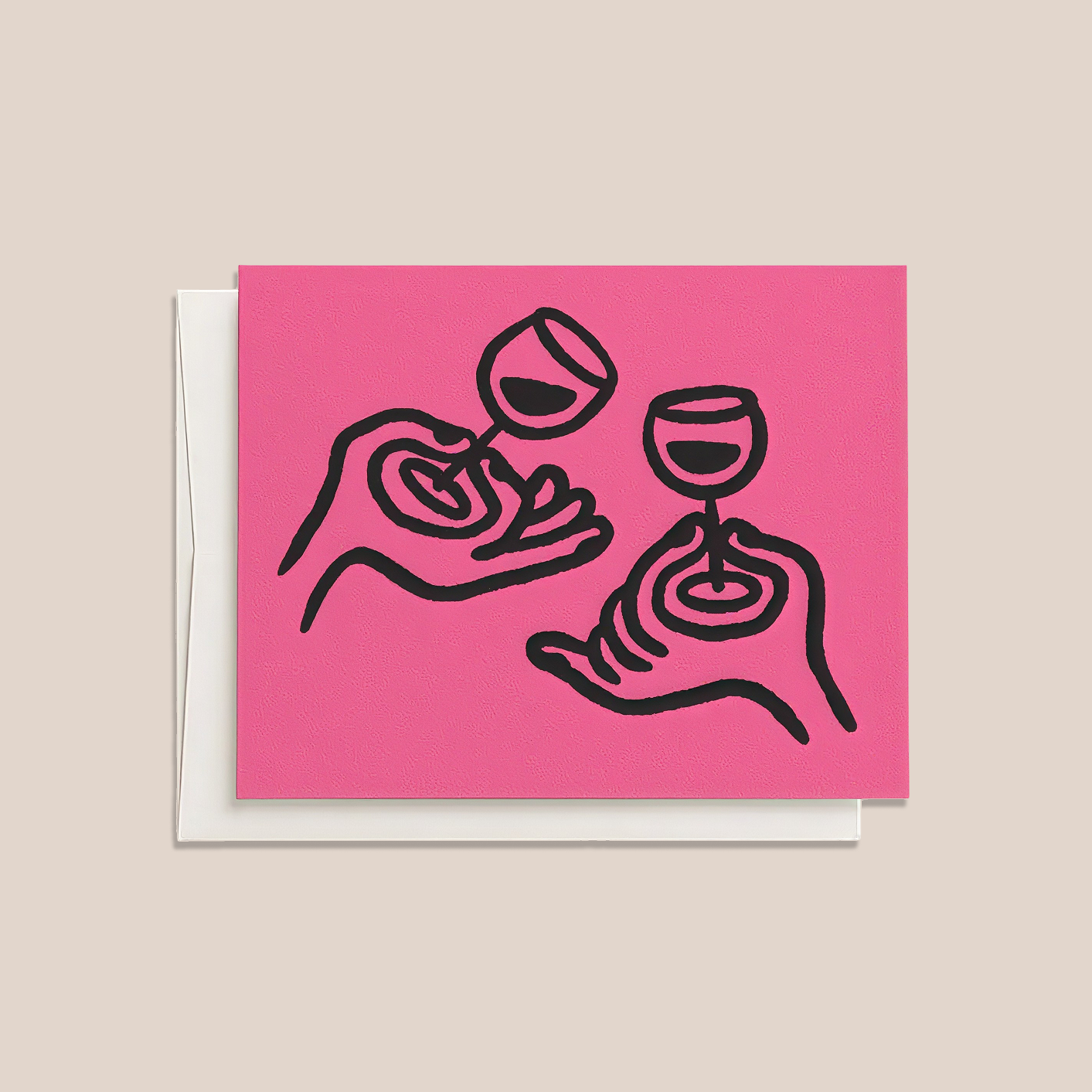 Cheers (Blank Greeting Card)