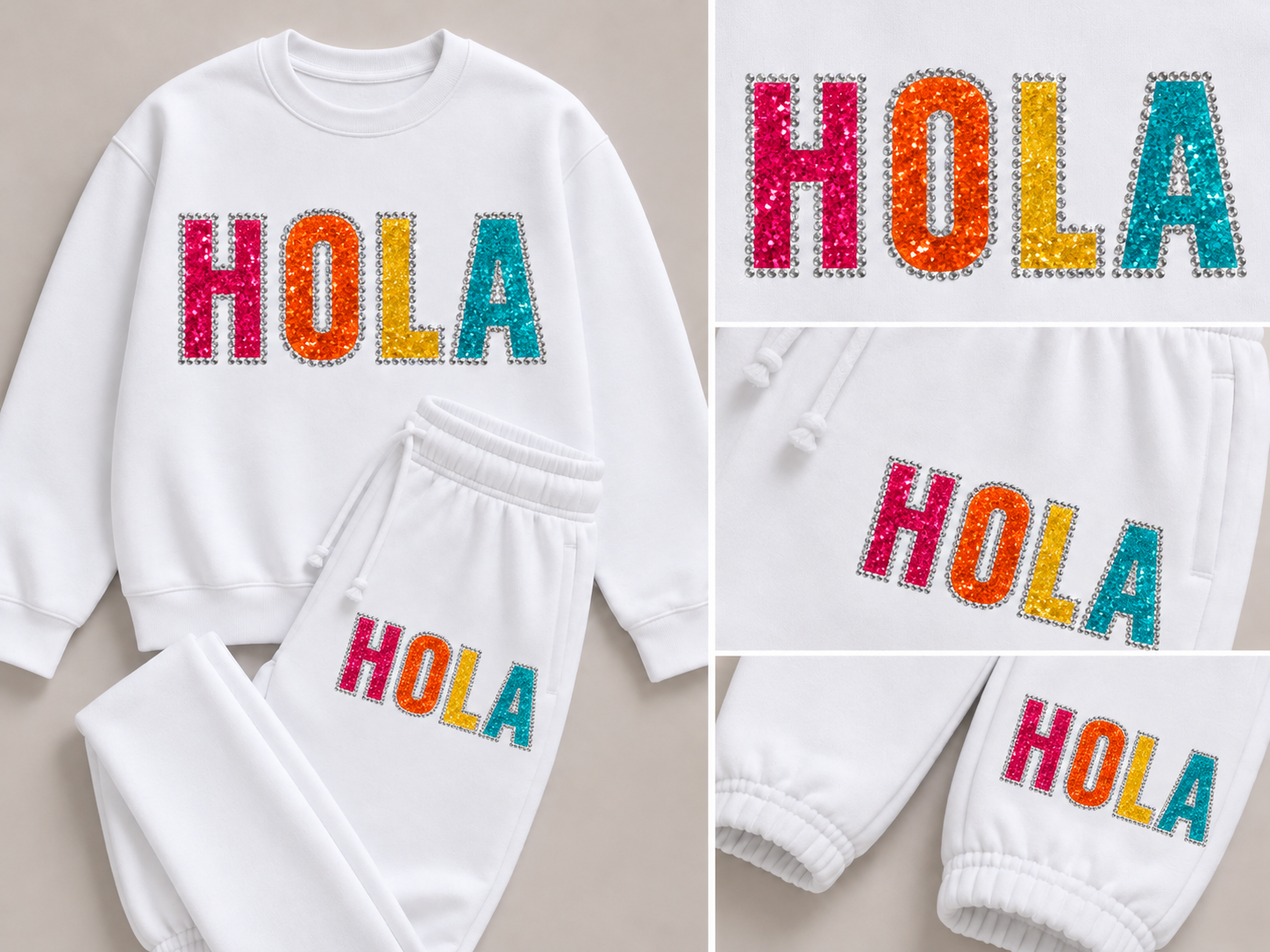 Children’s HOLA Sparkle Sweatset