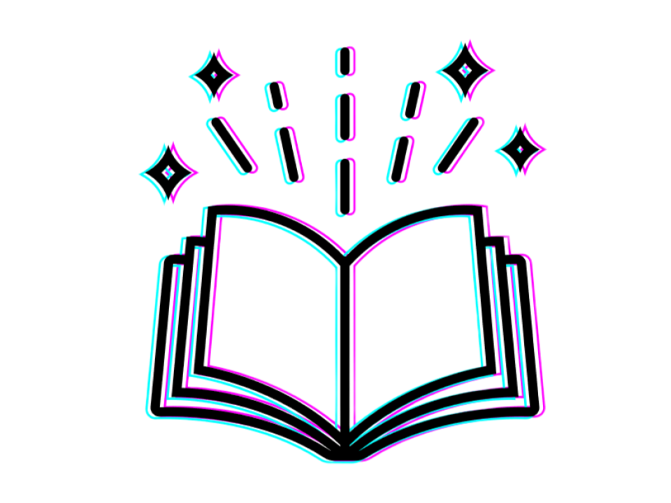 Book Opening Glitch Effect