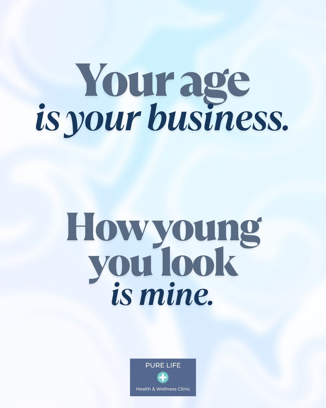 Your age is your business.
How young you look? That&rsquo;s mine! 😉

From wrinkle-smoothing Botox to skin-tightening RF Microneedling, Pure Life Health &amp; Wellness has everything you need to keep them guessing. ✨

📍 Destin, FL | Click 'Learn Mor