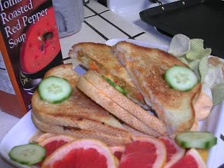 Cheesy Veggie Grilled Sandwich