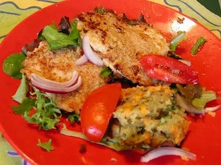 Oatmeal Crusted Fish Fillet