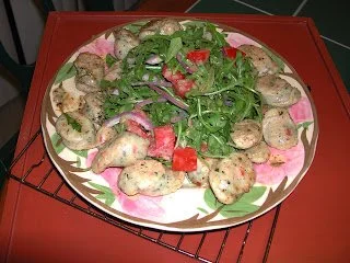 Seafood Sausage Salad (exotic)
