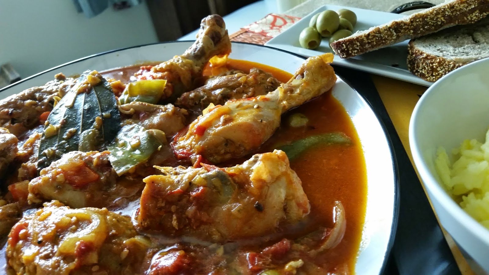 Spanish Style Chicken with Saffron Rice