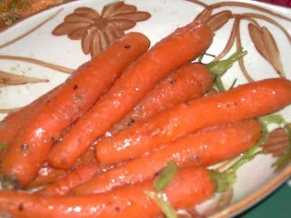 Sweet Basil Pesto and Glazed Carrots