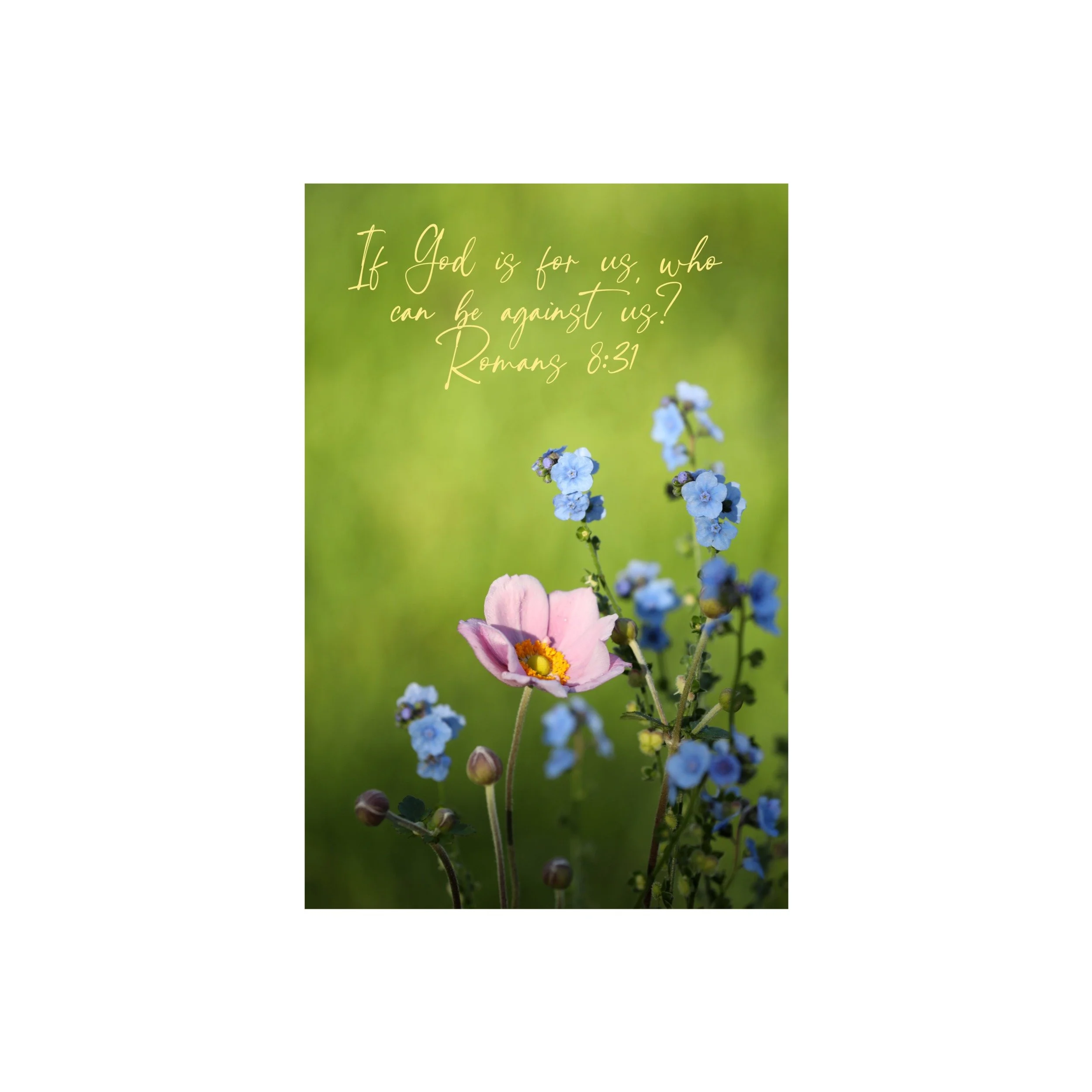 Romans 8:31 God Is For Us Print
