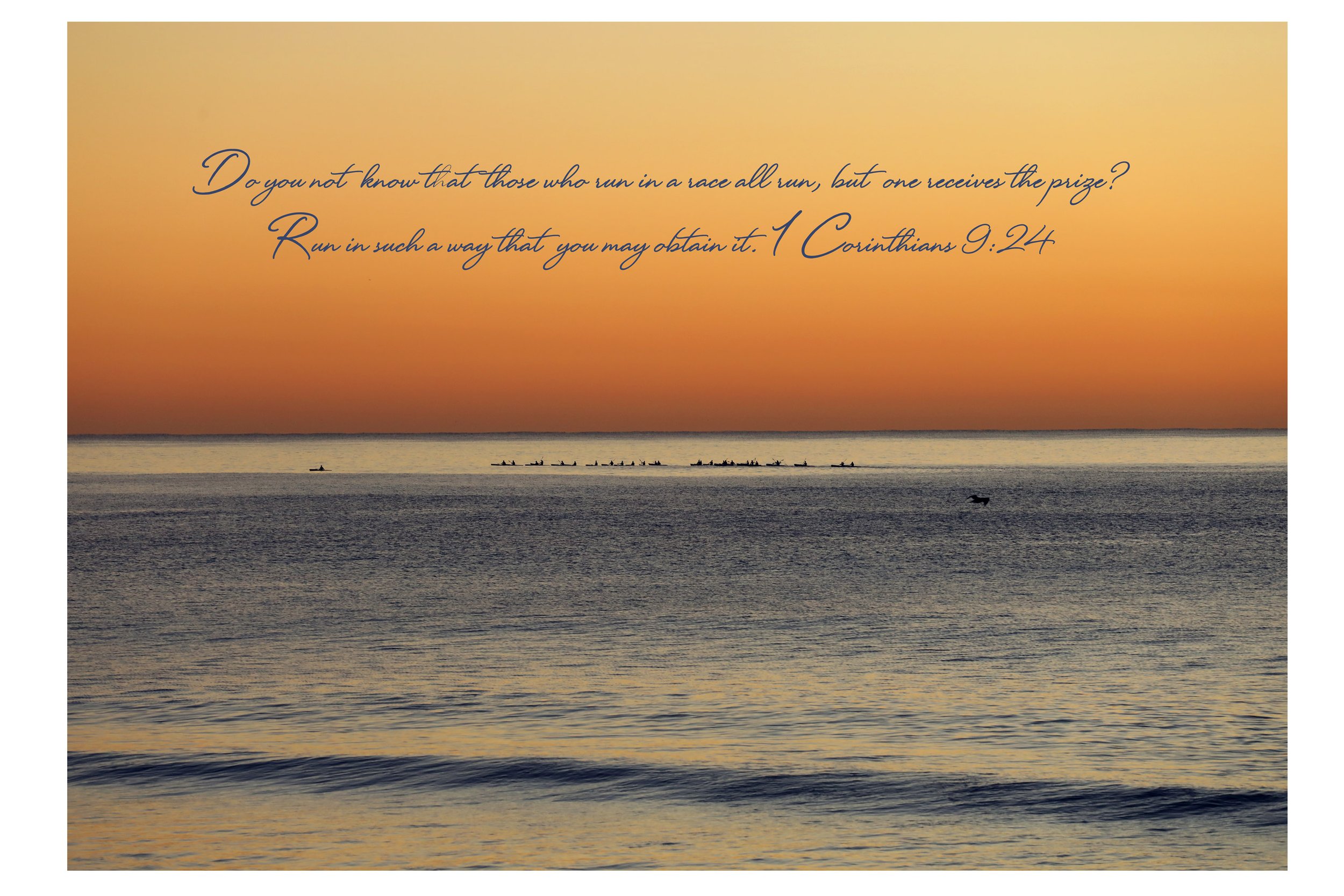 1 Corinthians 9:24 The Race Print