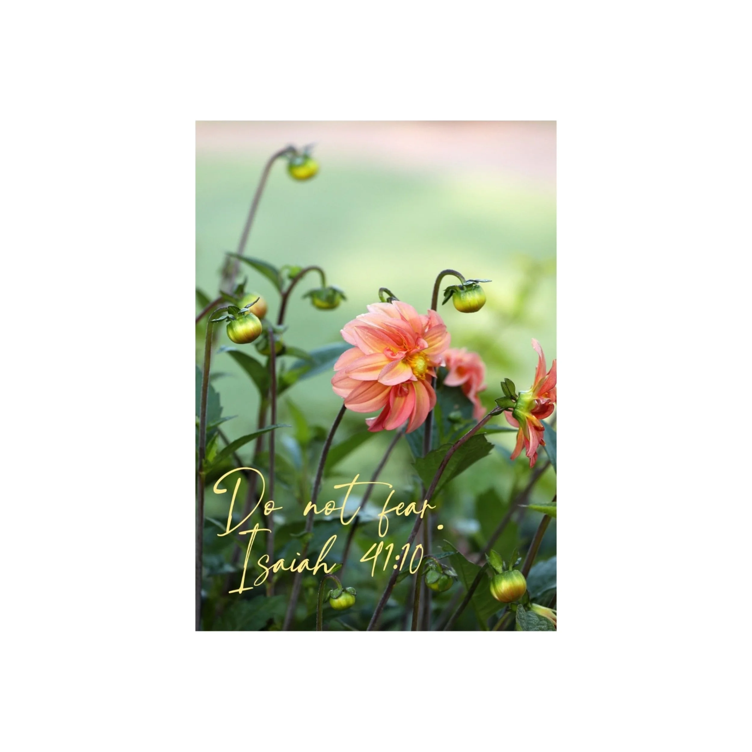Isaiah 41:10 Do Not Fear Matted Print