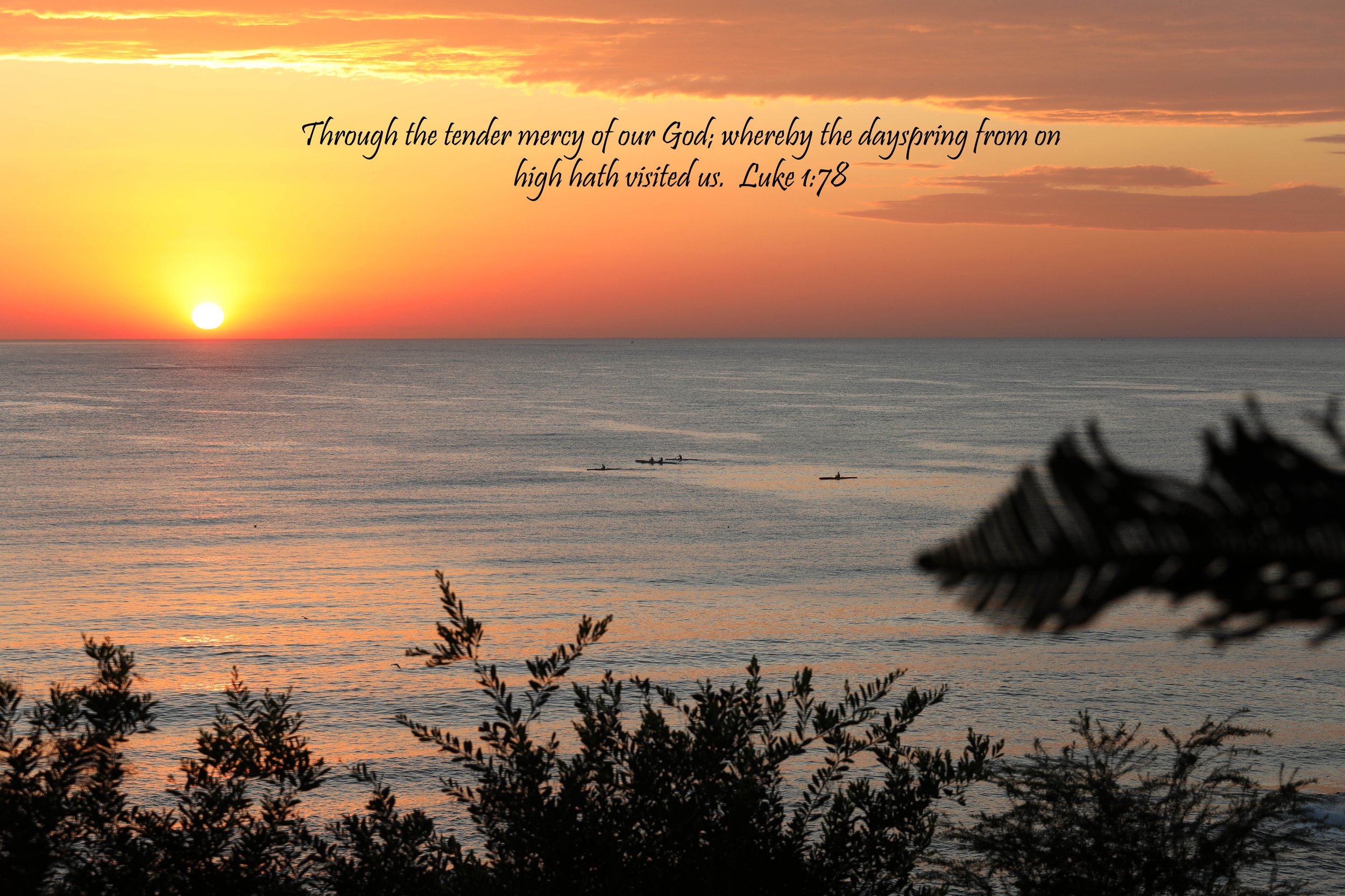 Luke 1:78 Mercy Of God Framed Print