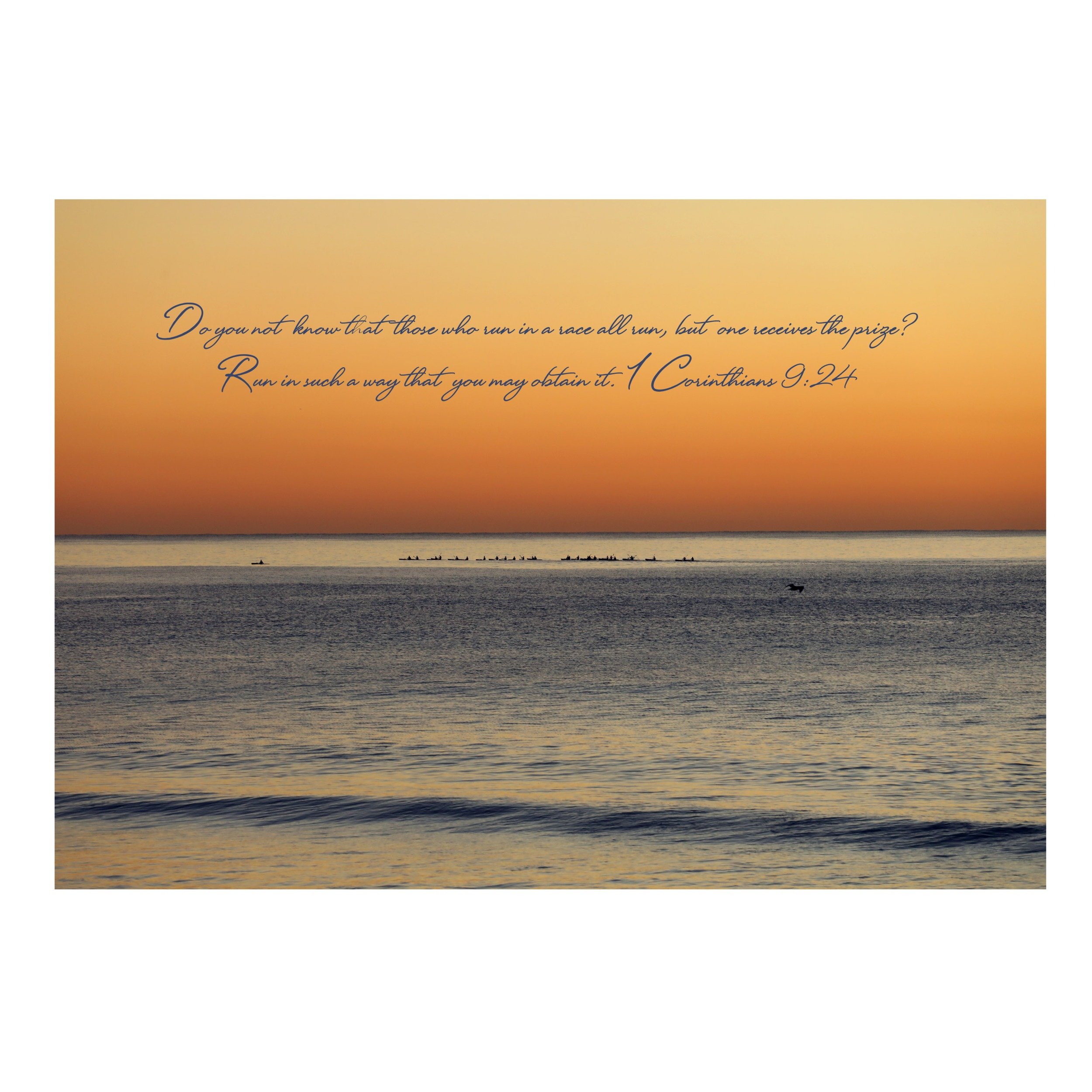1 Corinthians 9:24 The Race Print