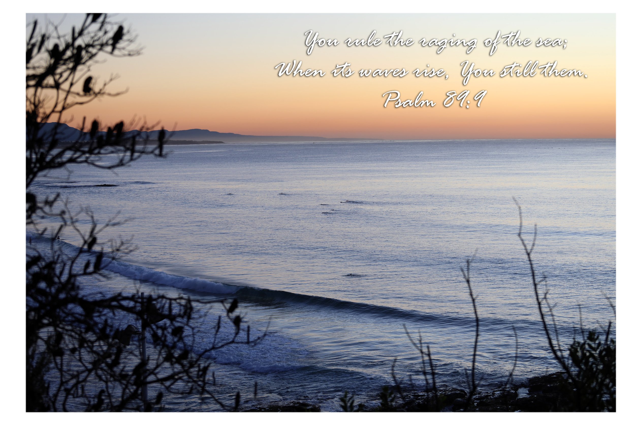 Psalm 89:9 You Still Them Print