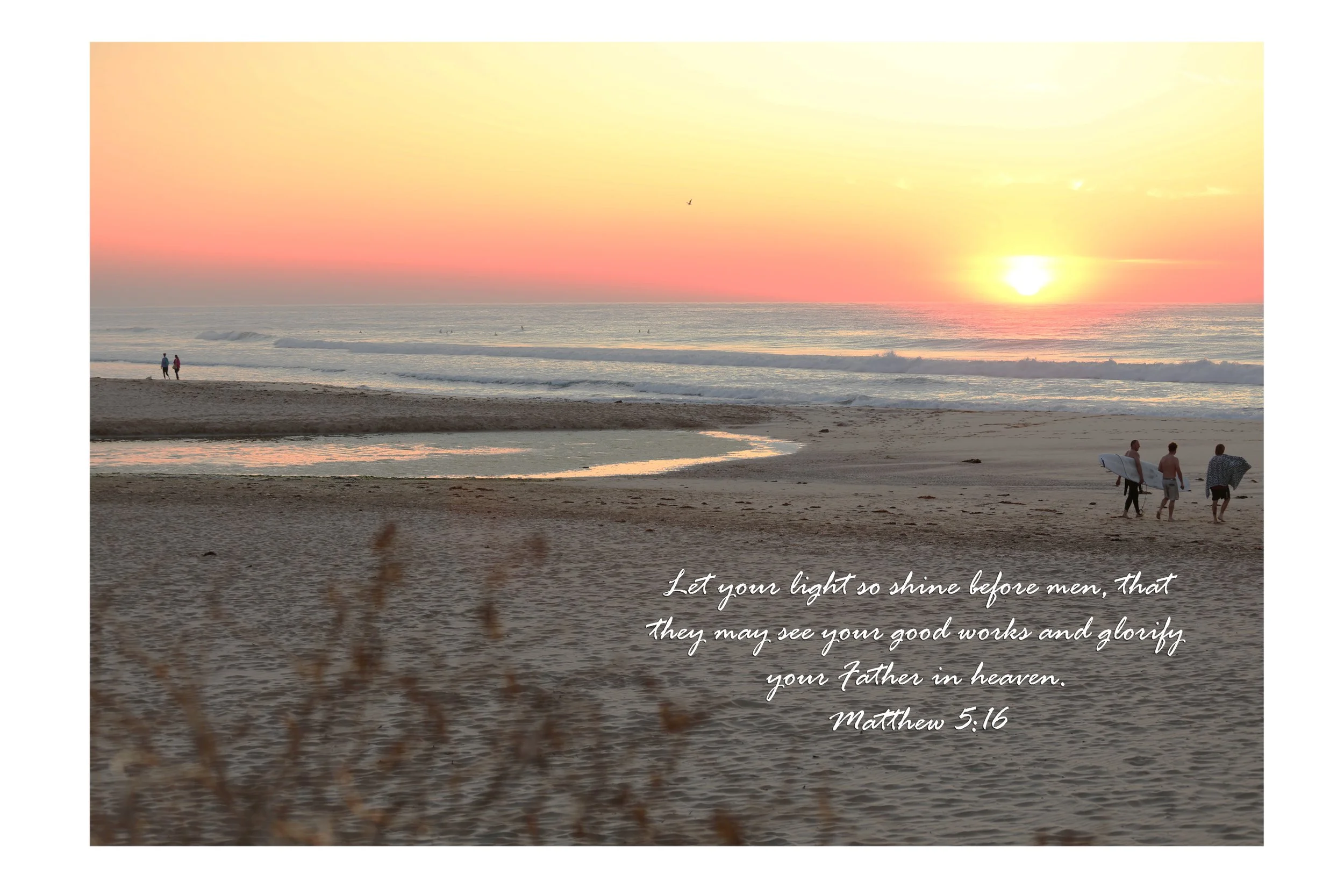 Matthew 5:16 Let Your Light Shine Print