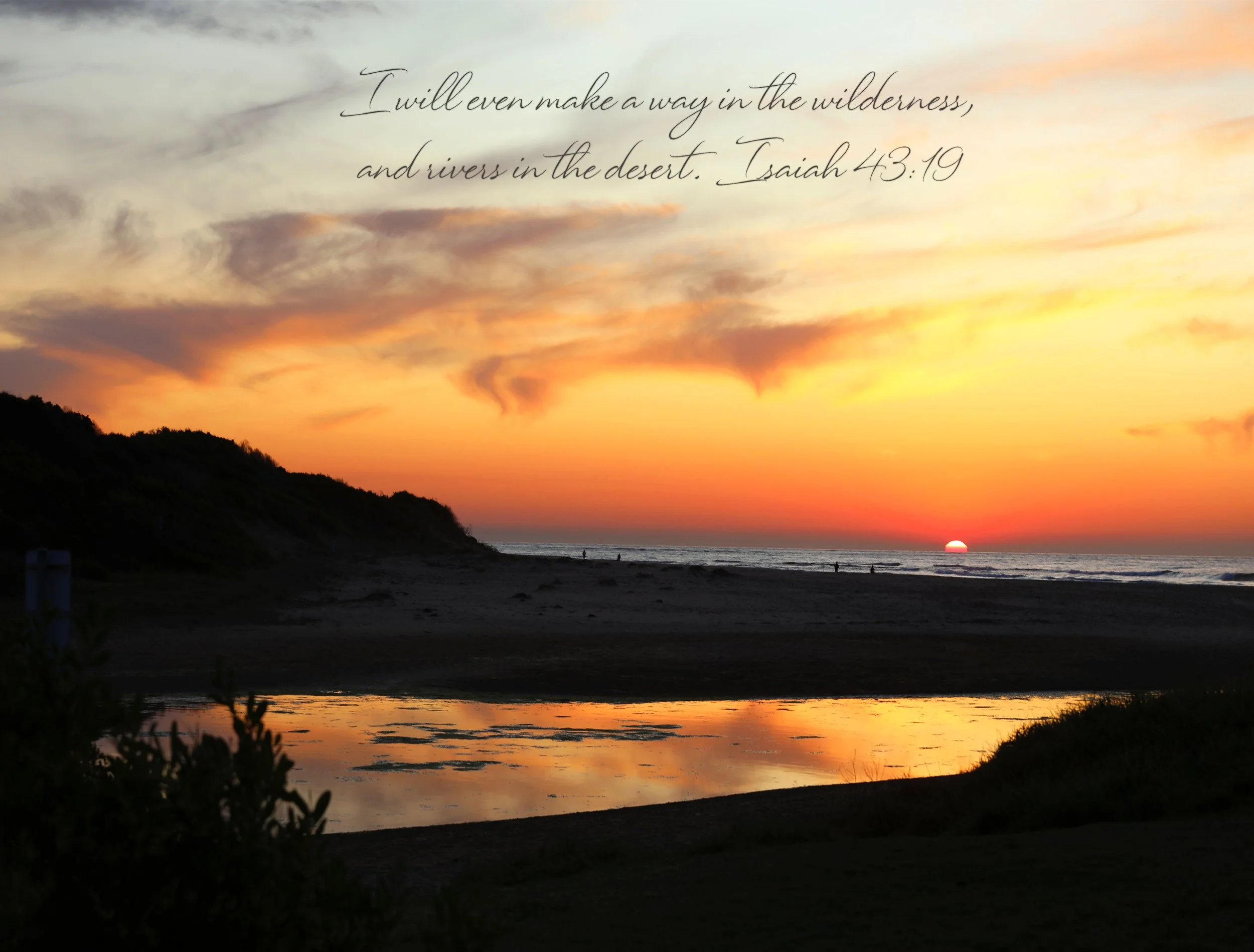 Isaiah 43:19 Make Way In The Wilderness Print
