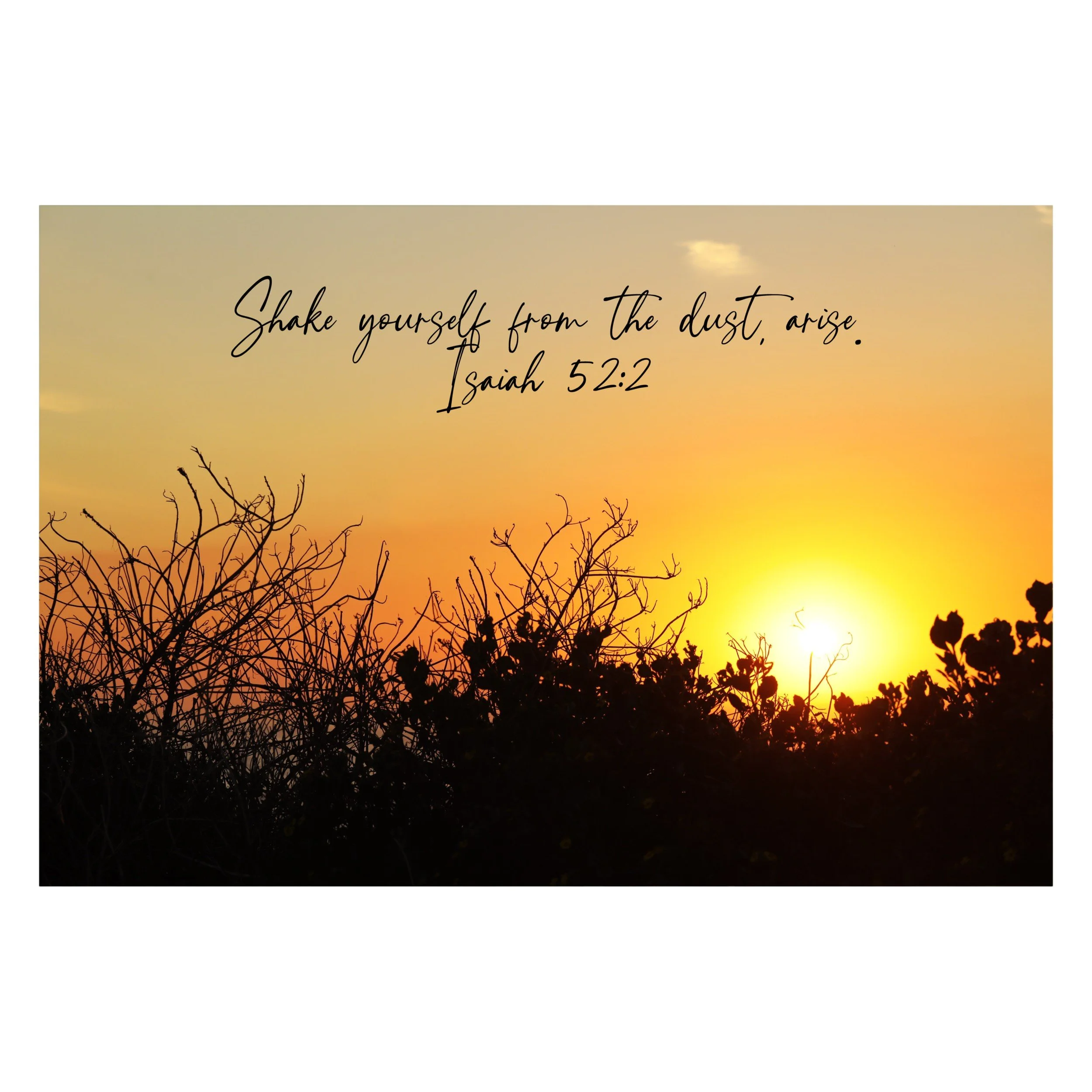 Isaiah 52:2 From The Dust Arise Print