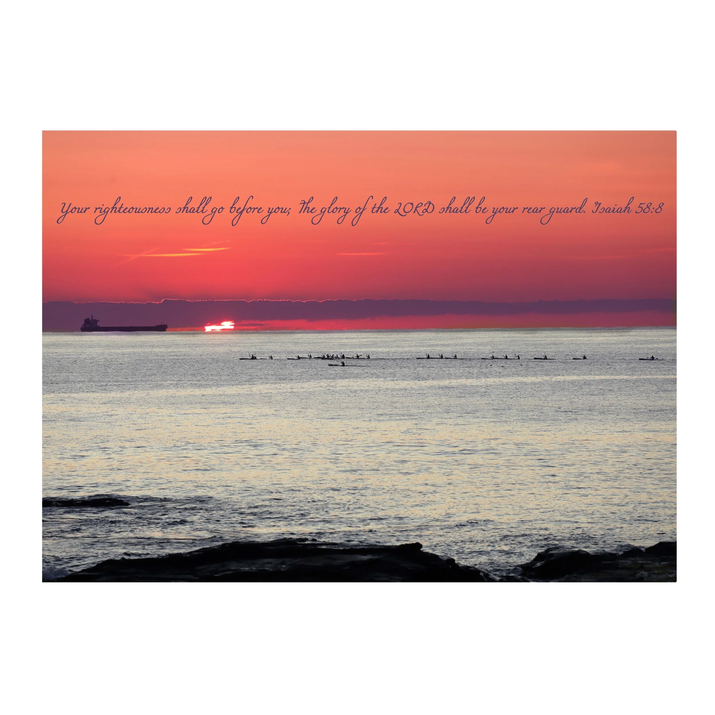 Isaiah 58:8 Rear Guard Print