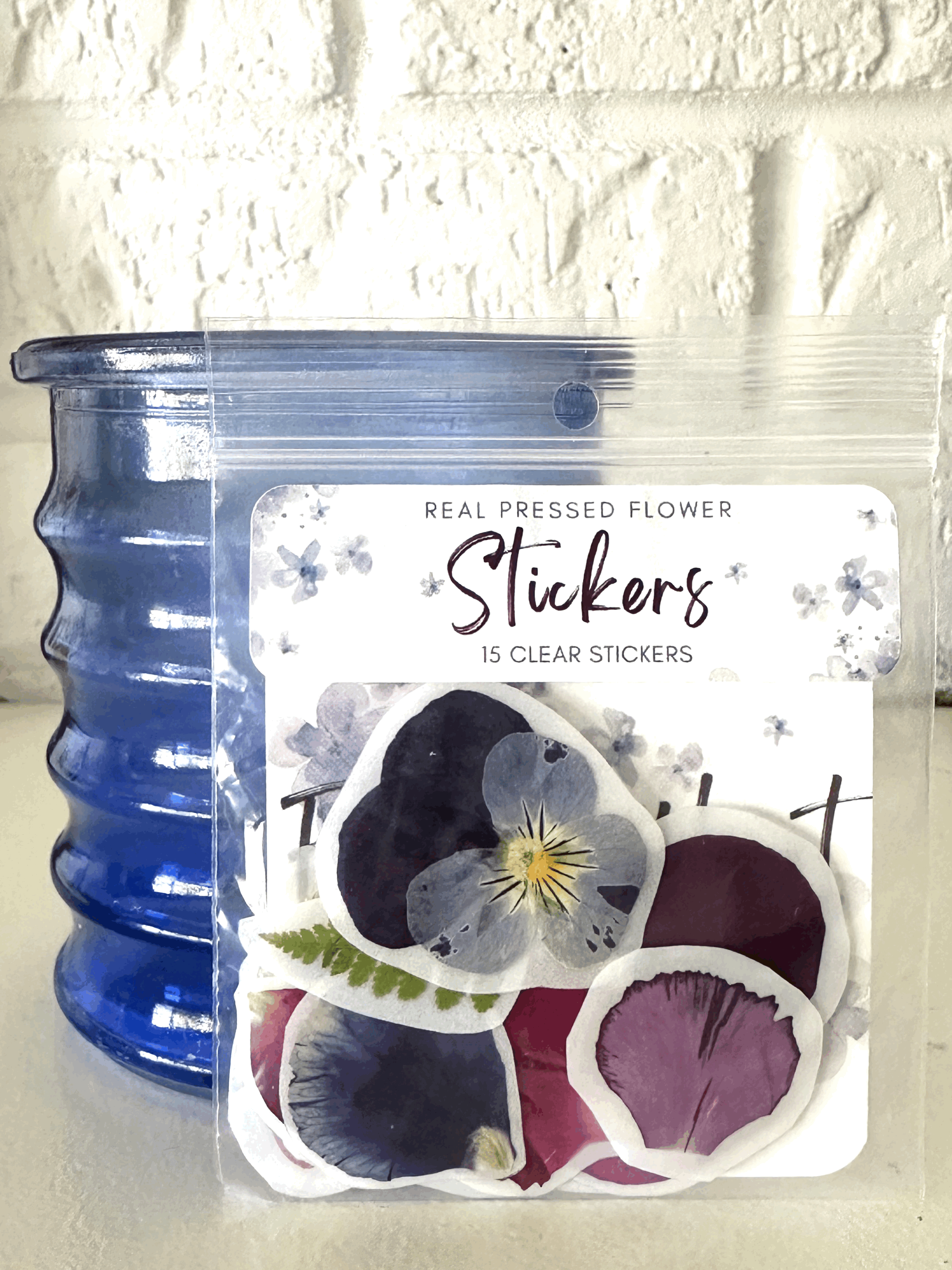 Real Pressed Flower Stickers