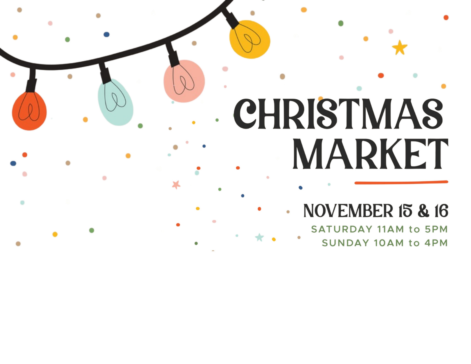 Apple + Pine         Christmas Market 