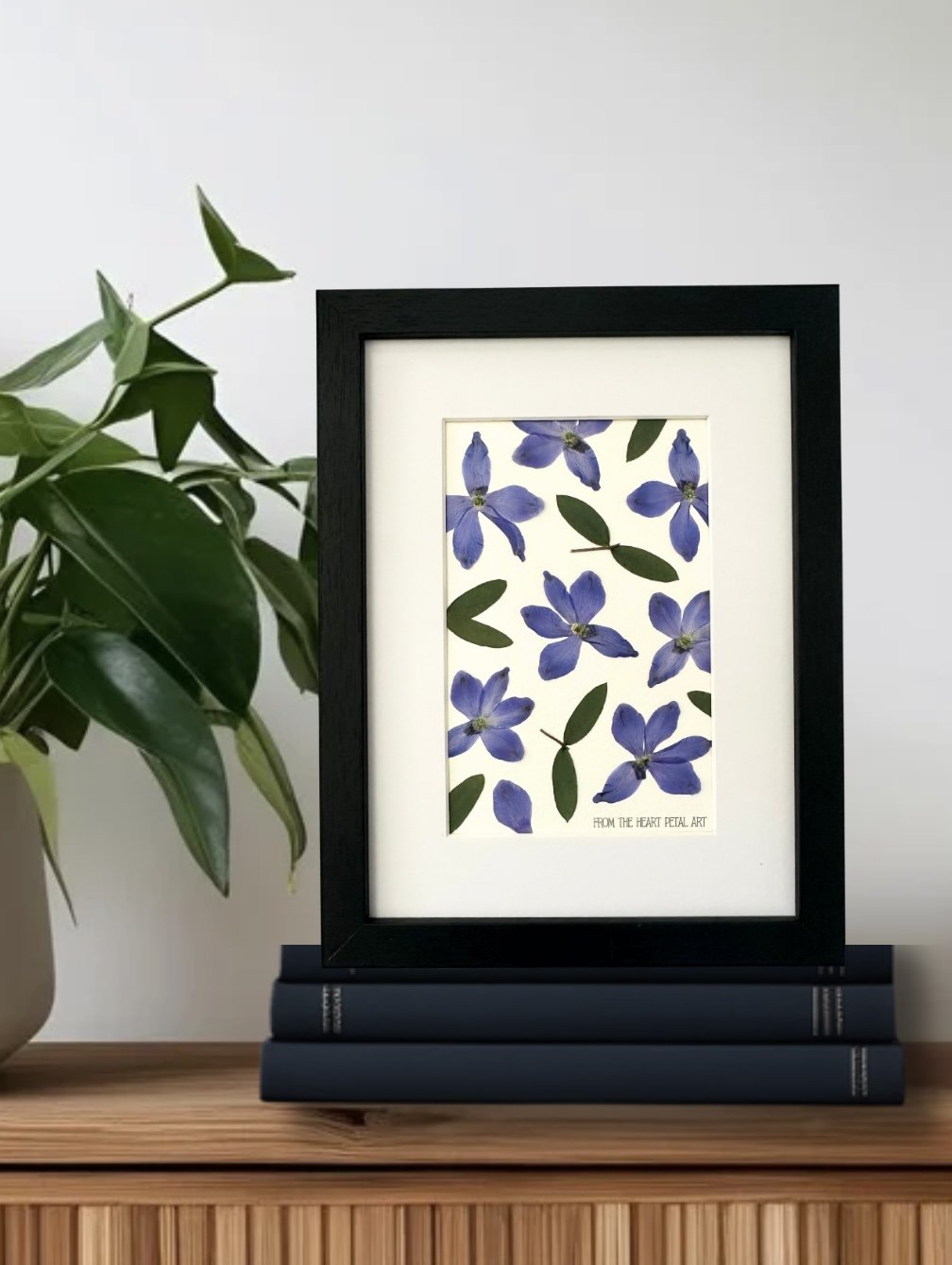 6x8 Matted Delphinium