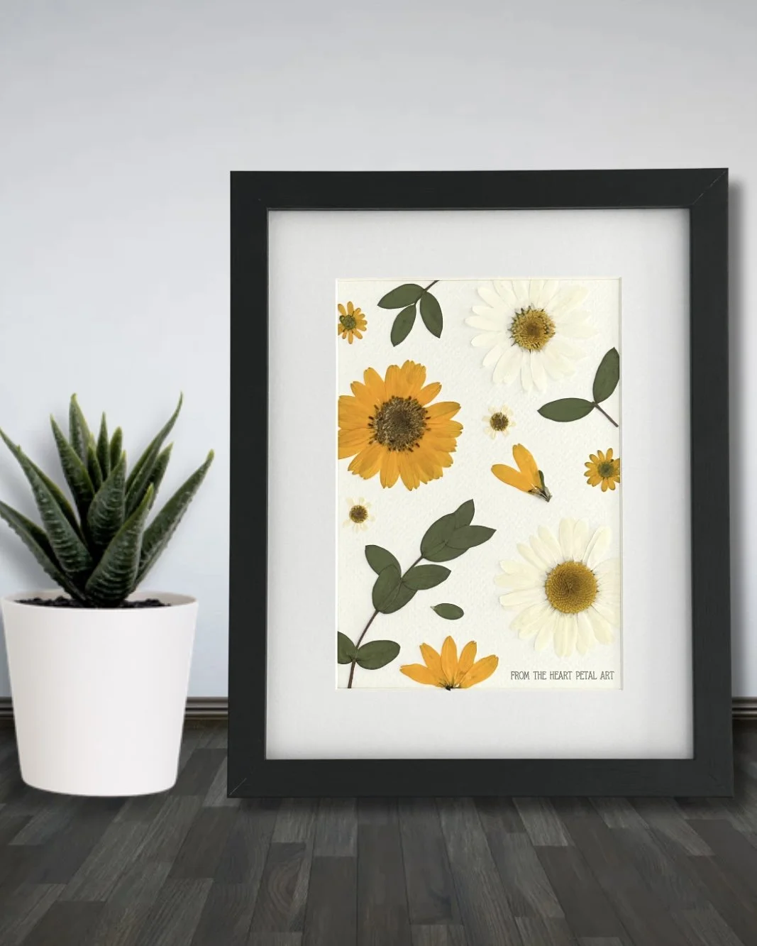 7x9 Collage (White/Yellow) - Ready to Ship