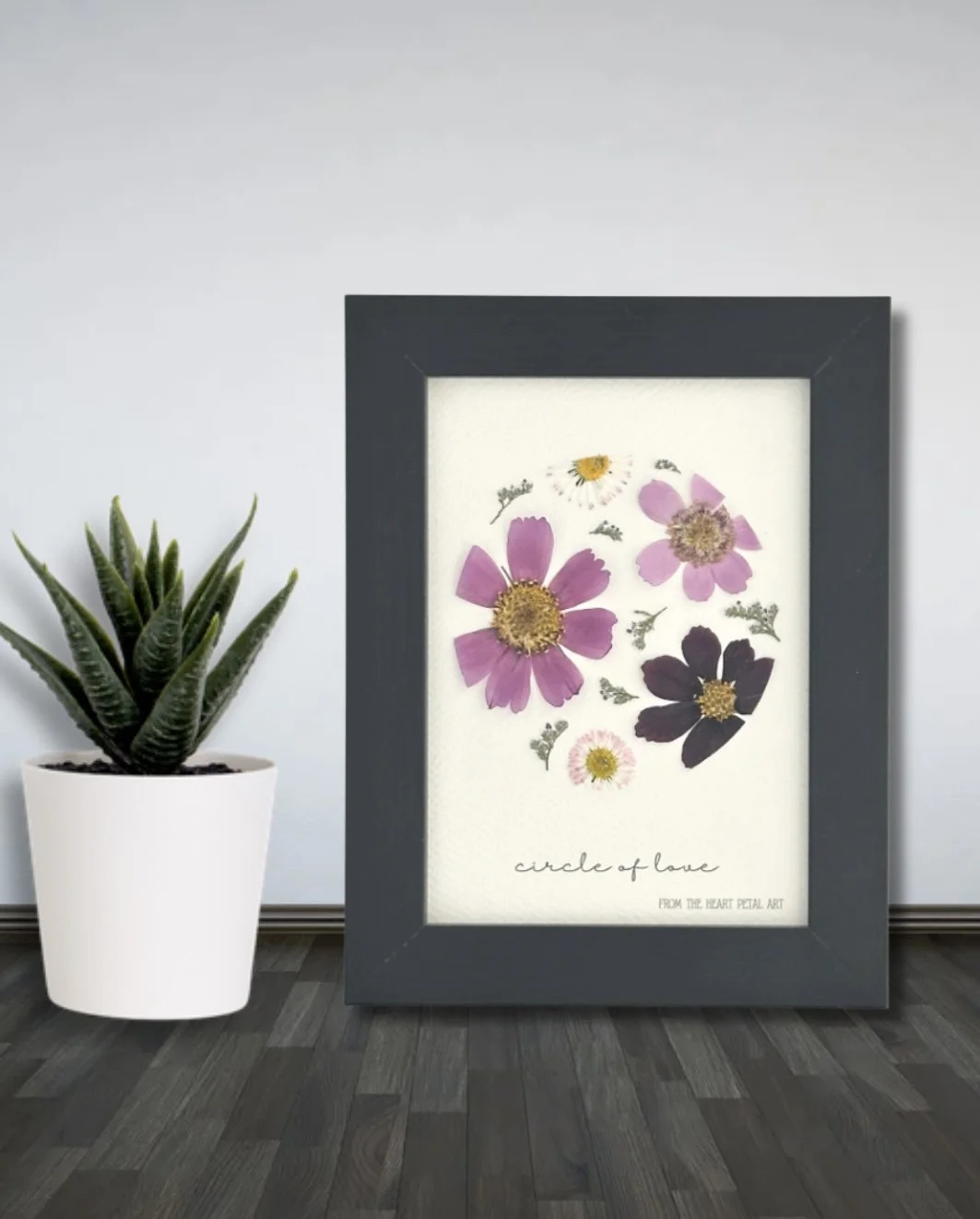 5x7 Circle of Love (Pink) - Ready to Ship