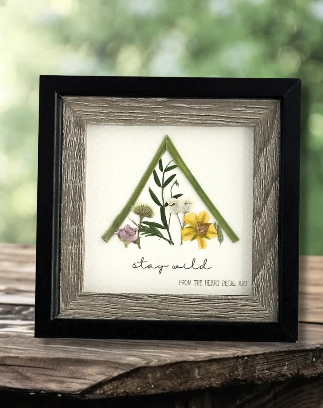 3x3 Wildflower Mountain - Ready to Ship