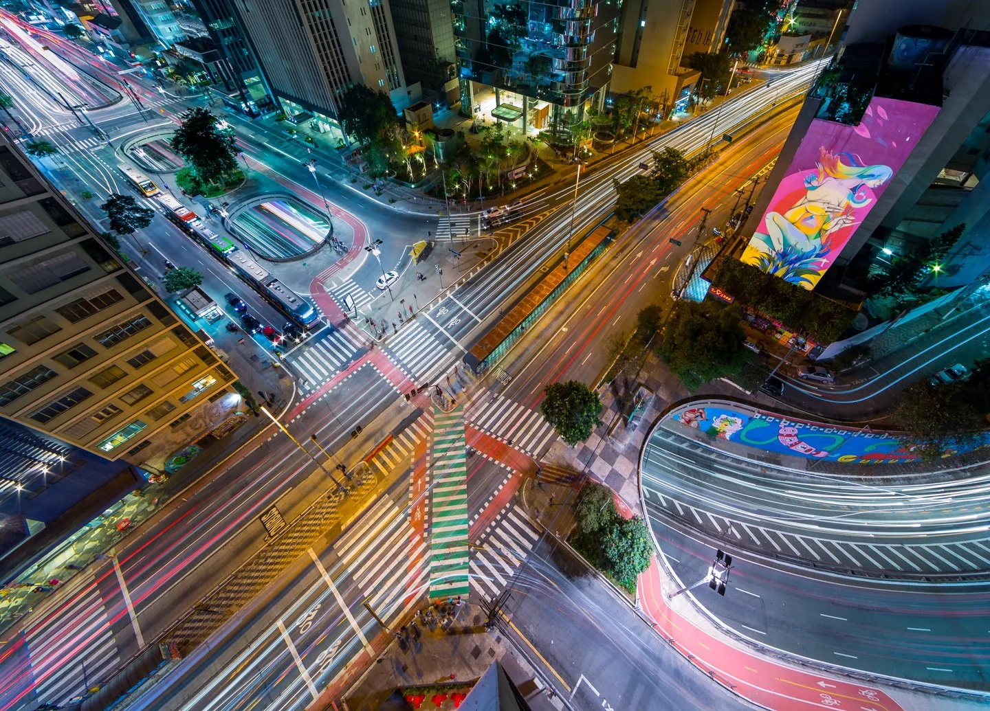 São Paulo, Av. Paulista, Consolação, Urbana, Street, Brasil, Brazil