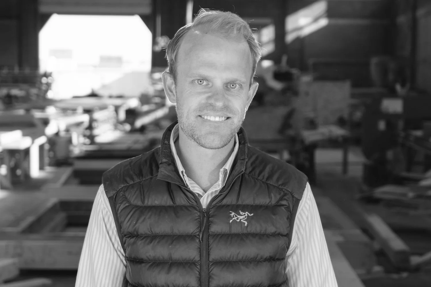 Jeff Hopfenbeck, the CEO of Rigid Component Systems, a Longmont Colorado manufacturer of roof and floor trusses.