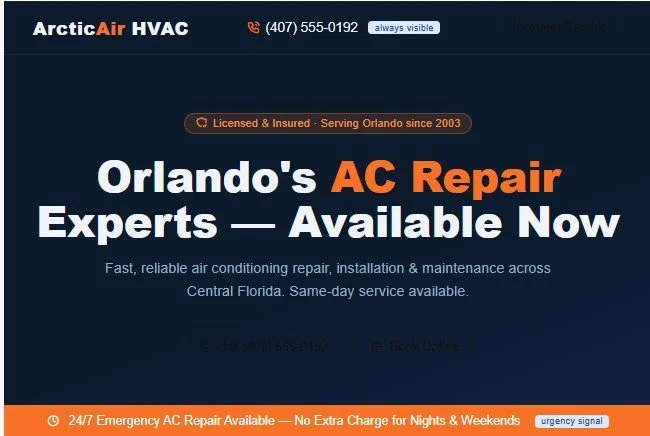 What a Good HVAC Website Actually Needs in 2026